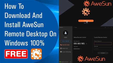 awesus|AweSun Windows Download for Remote Desktop access and